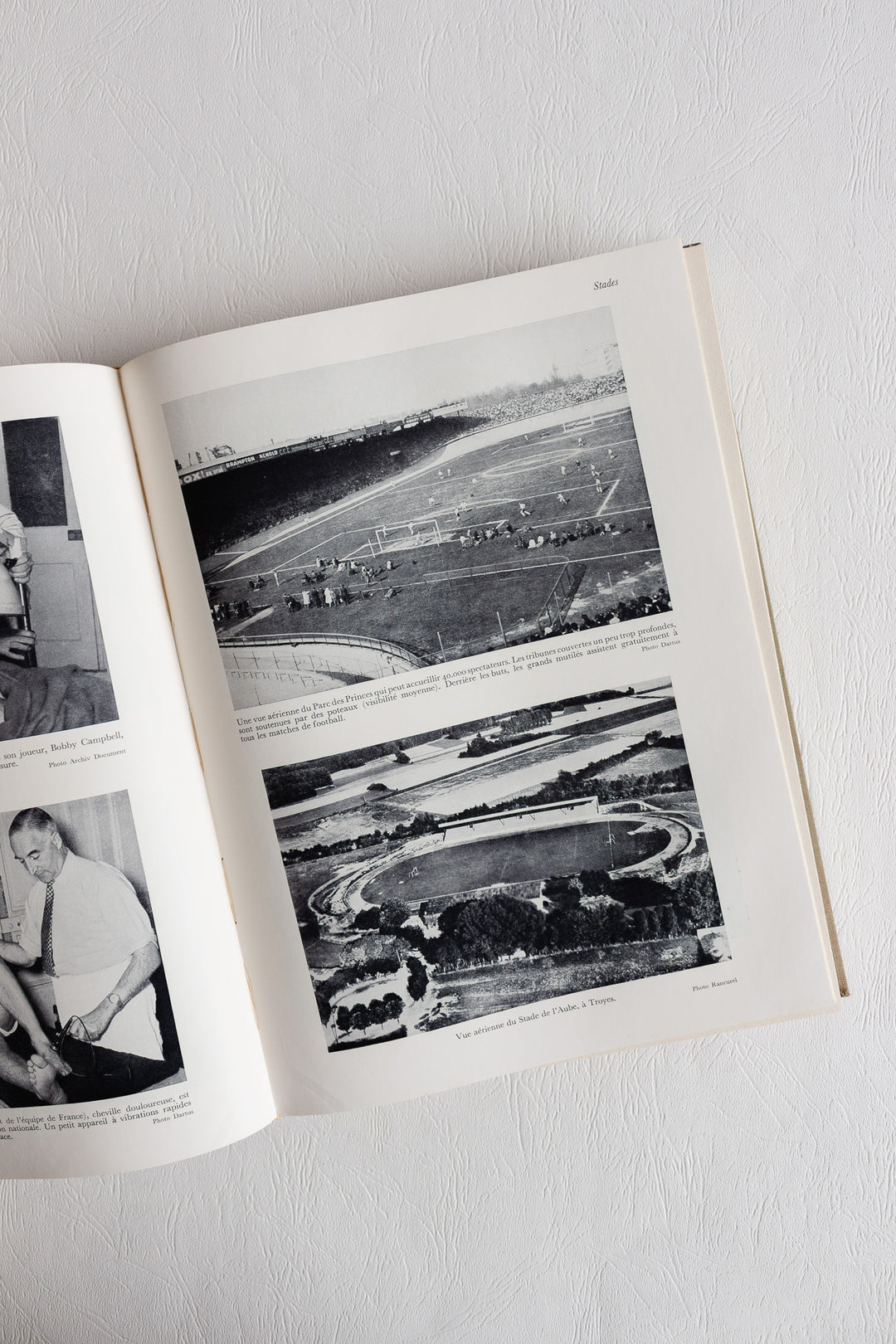 "le football" midcentury french coffee table books: volumes 1 and 2