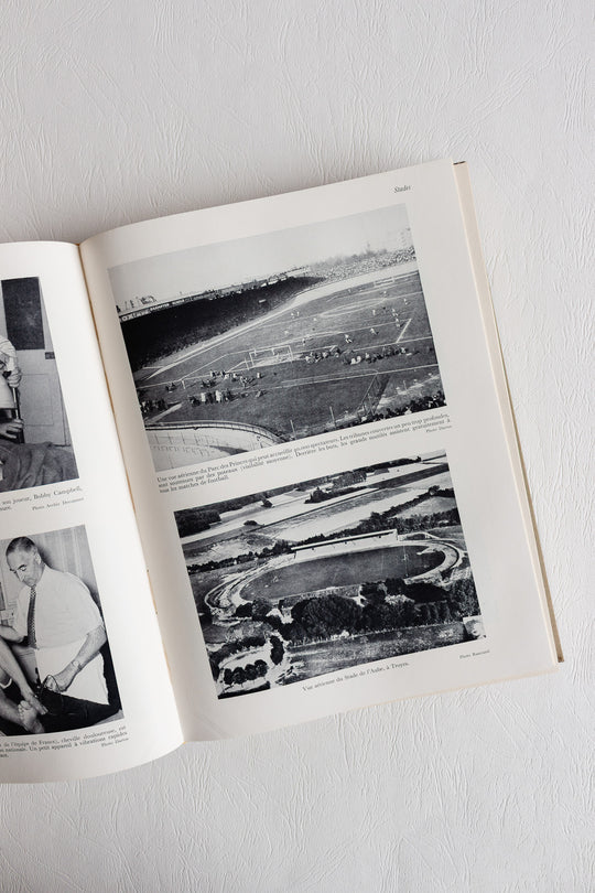 "le football" midcentury french coffee table books: volumes 1 and 2