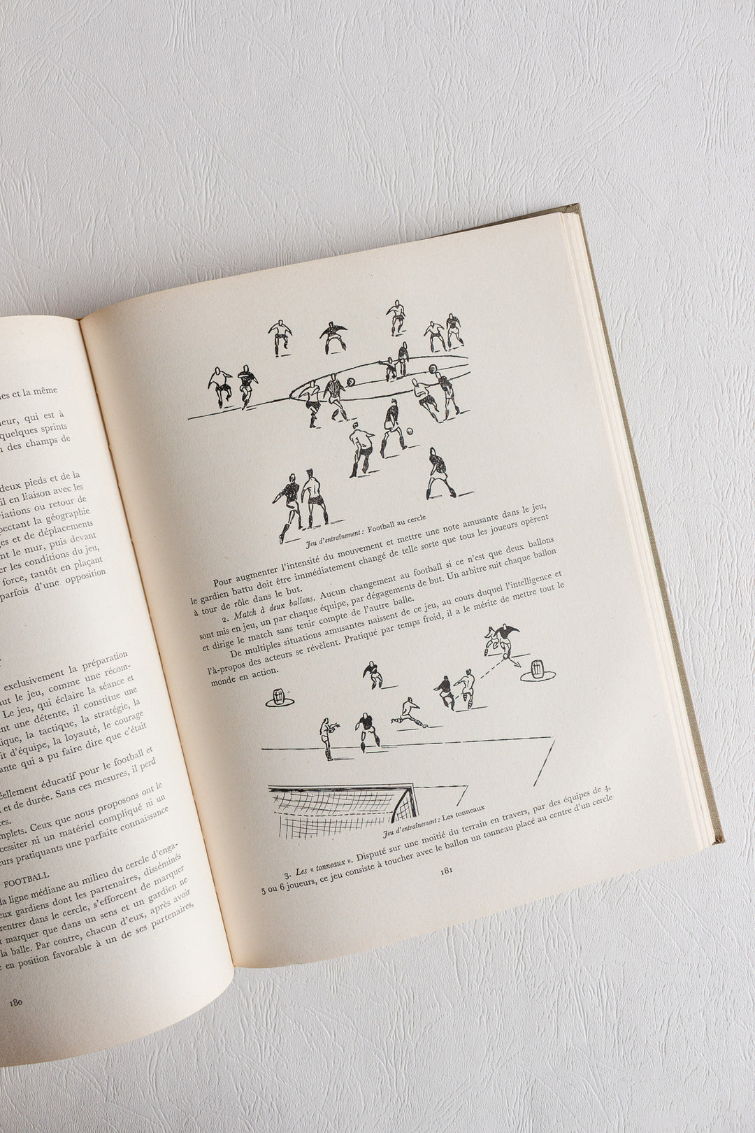 "le football" midcentury french coffee table books: volumes 1 and 2