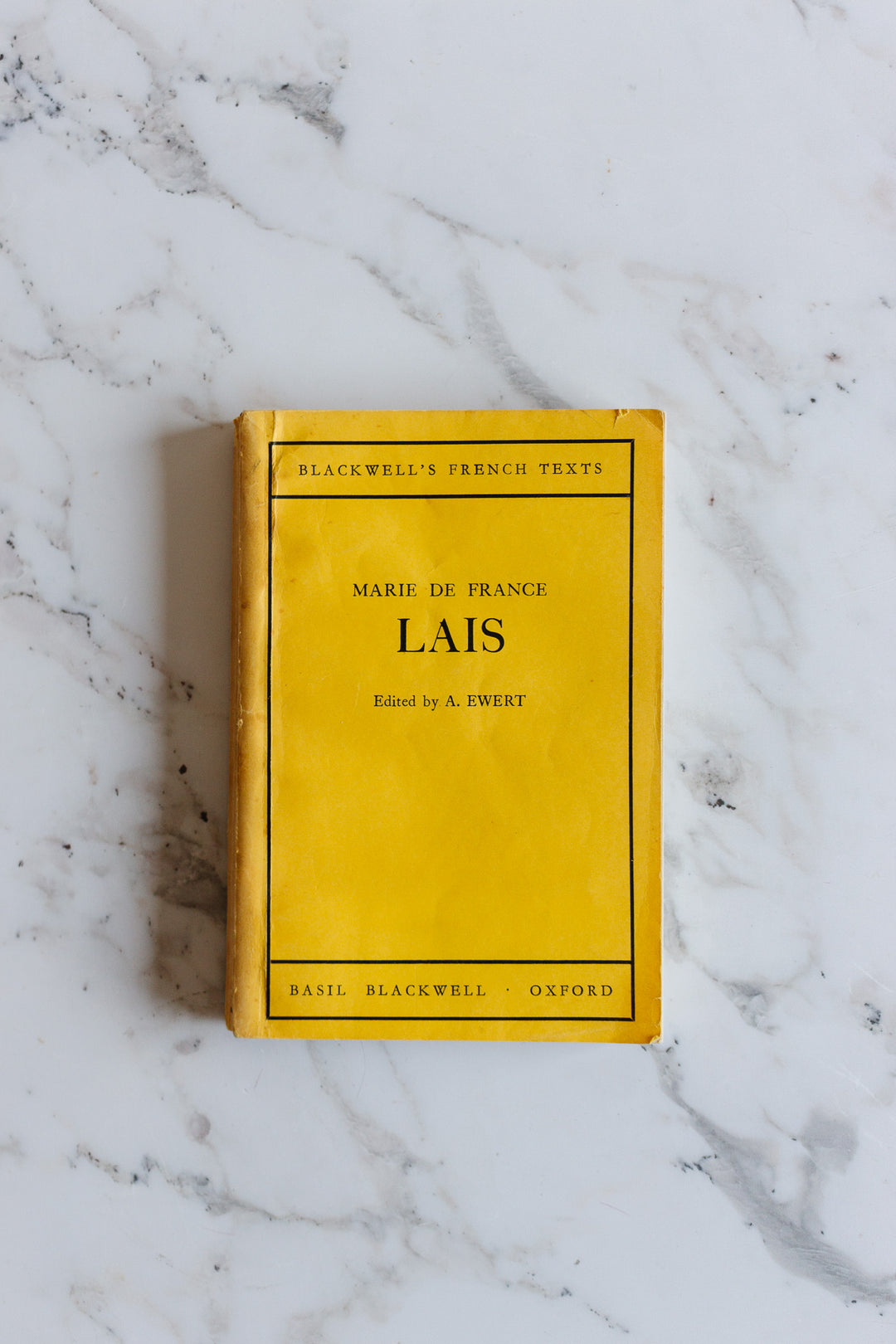 vintage book of poetry "lais" translated English version by Marie de France