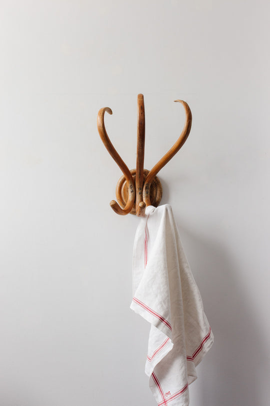 midcentury french thonet style bentwood hat rack
