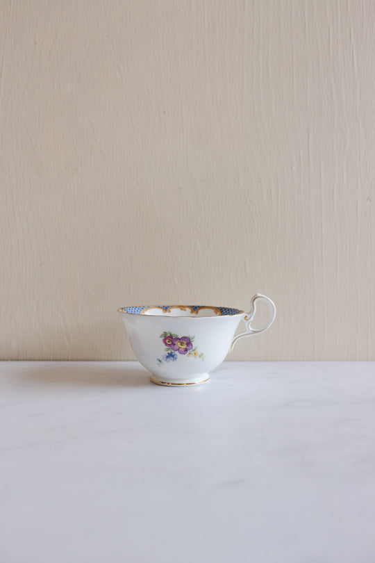 antique aynsley floral tea cup