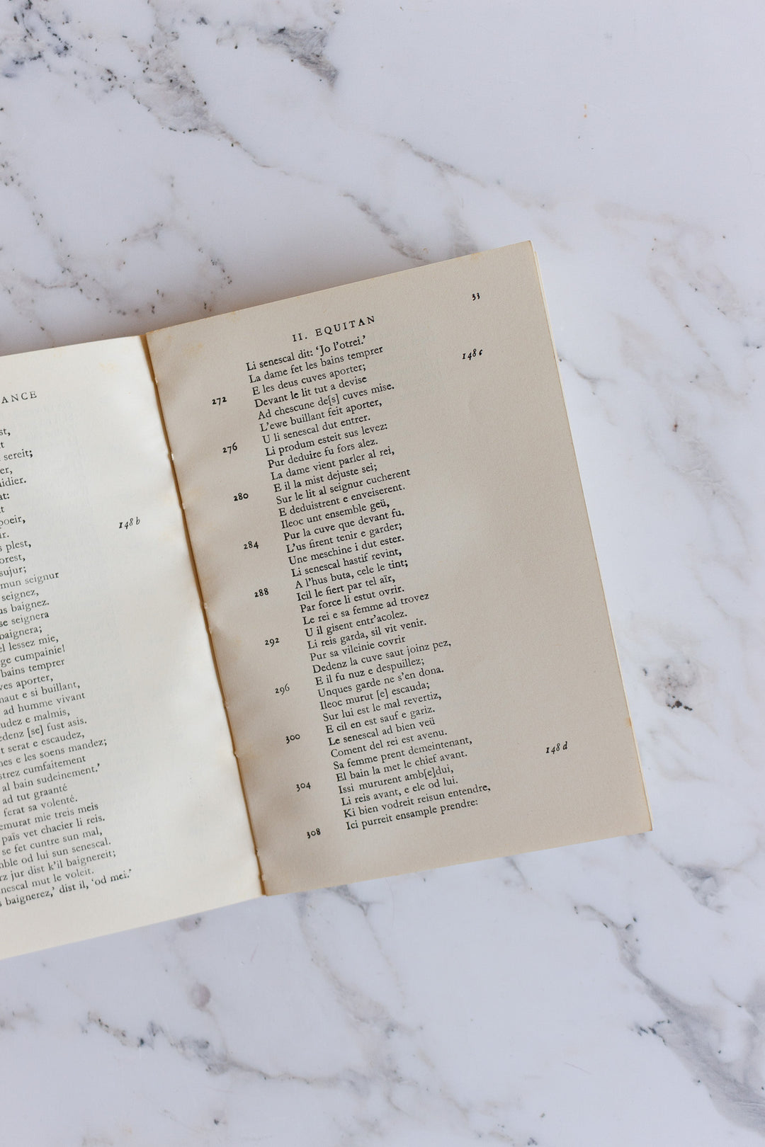 vintage book of poetry "lais" translated English version by Marie de France