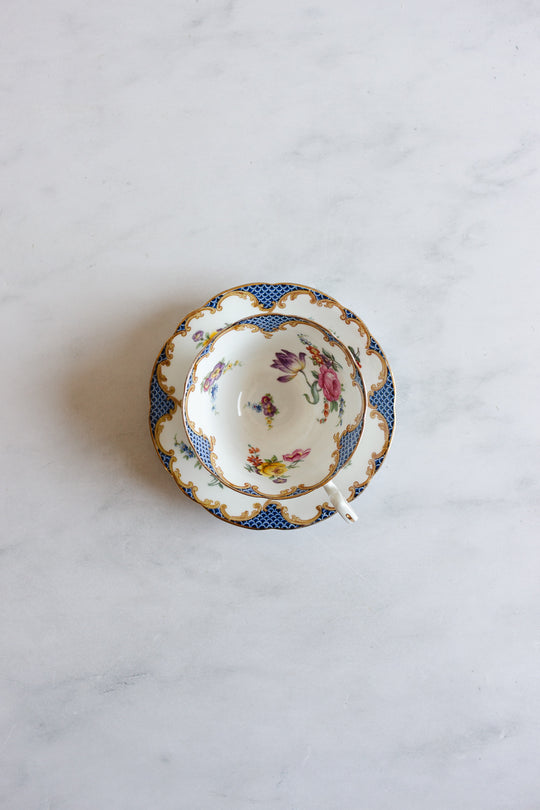 antique aynsley floral tea cup