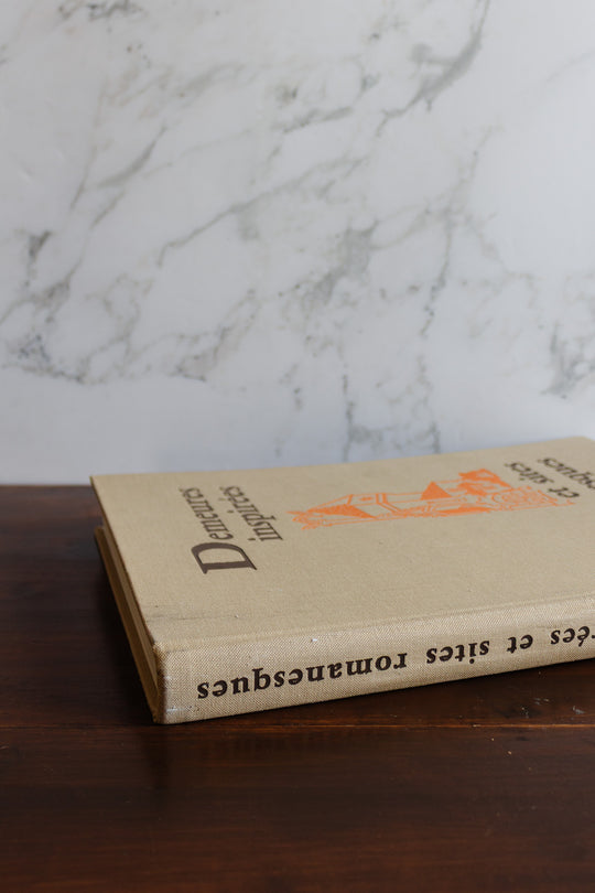 vintage french coffee table book "demeures inspirées et sites romanesques"