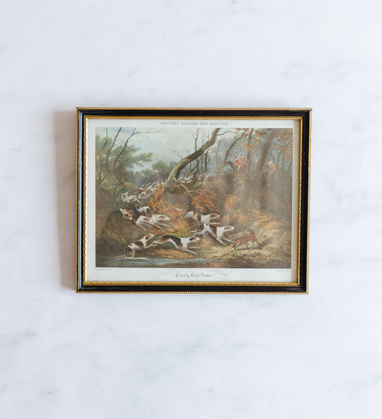 “Shayer’s English fox hunting” set of 4