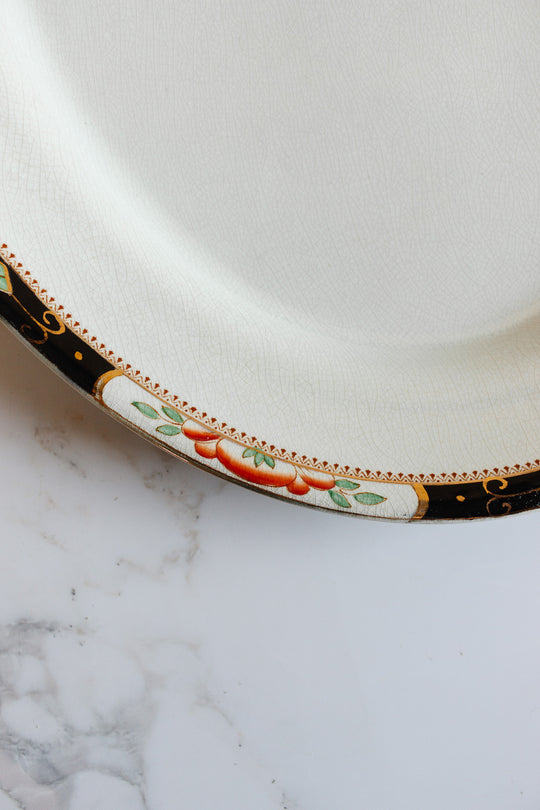 antique English tillson ware burslem platter