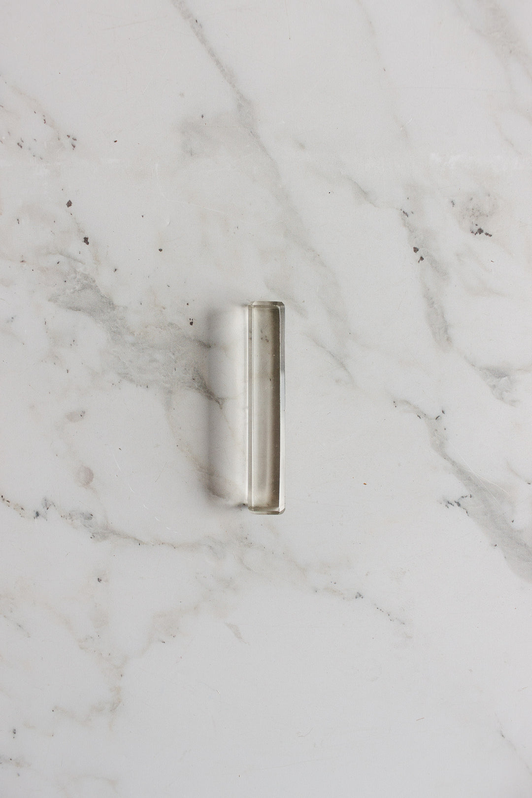 vintage french cut glass knife rests, set of 6