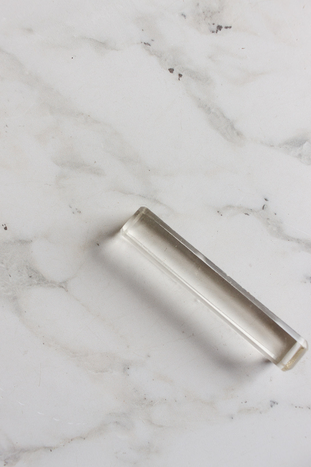 vintage french cut glass knife rests, set of 6