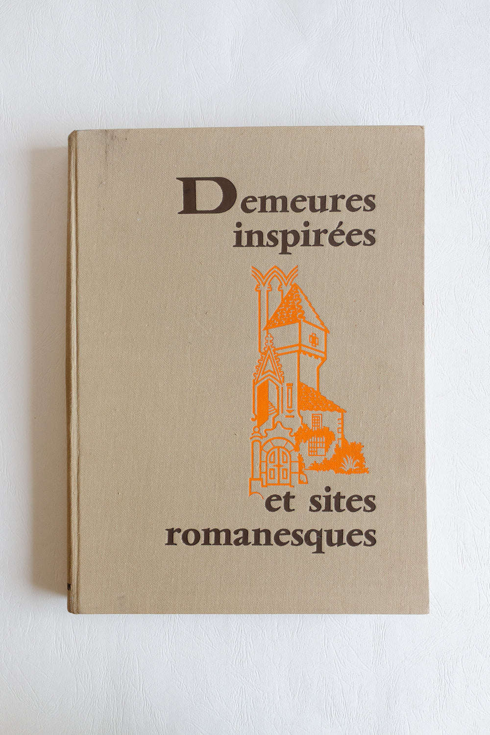 vintage french coffee table book "demeures inspirées et sites romanesques"