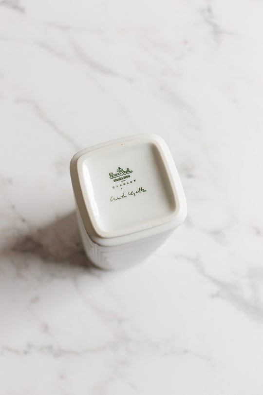 1970s rosenthal geometric vase by christa goltz