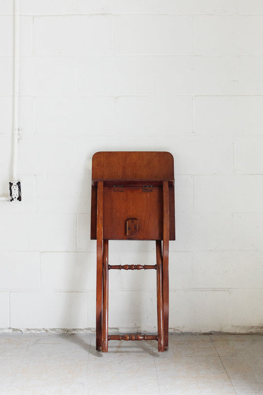 antique English mahogany coaching table