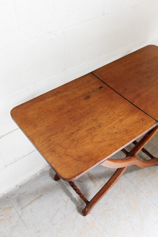 antique English mahogany coaching table