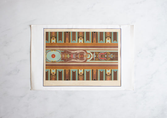 antique french chromolithograph "à la mode"