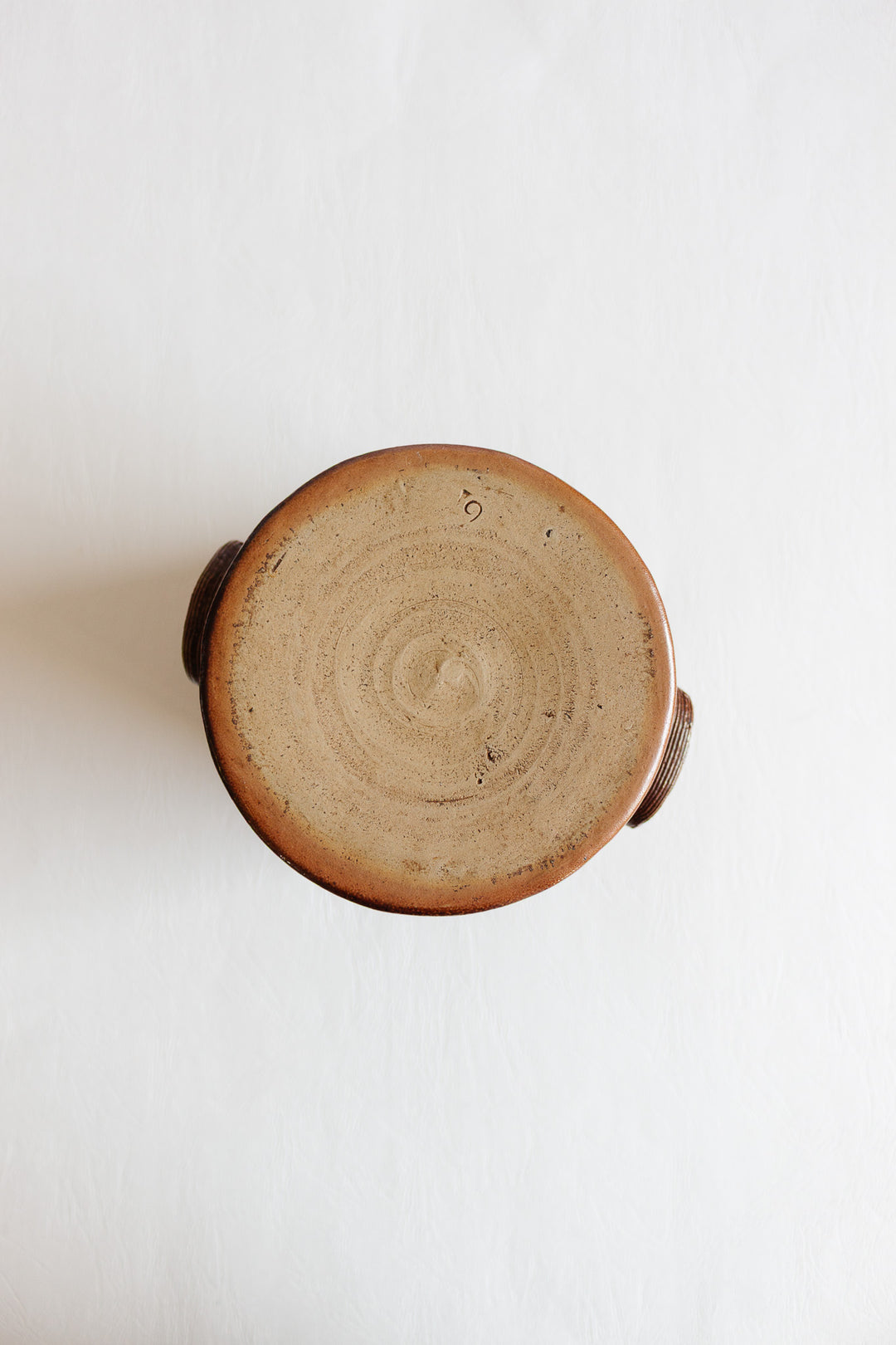 vintage french stoneware confit pot with lid
