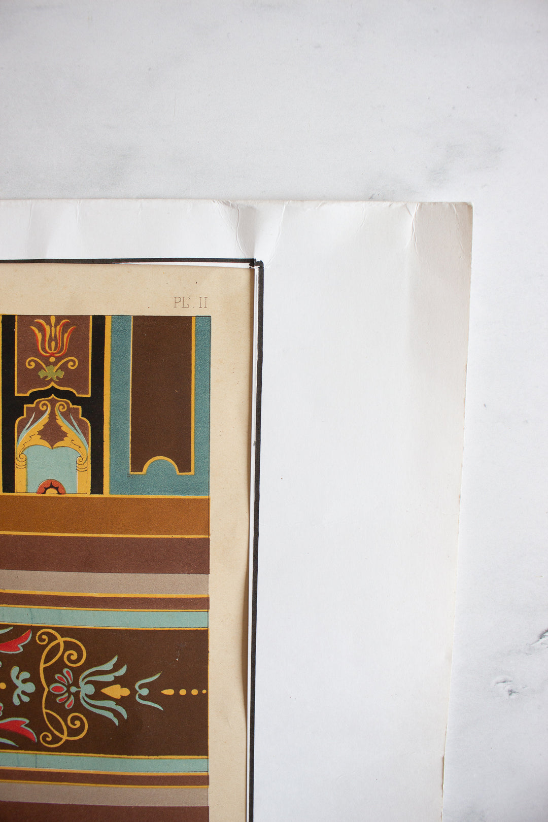 antique french chromolithograph "à la mode"