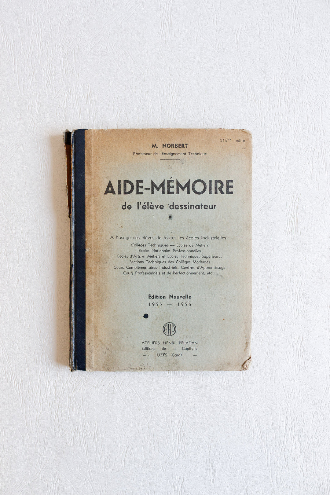 aide-mémoire de l'élève dessinateur (1955–1956)