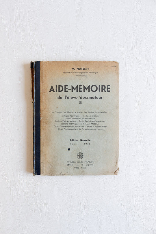 aide-mémoire de l'élève dessinateur (1955–1956)