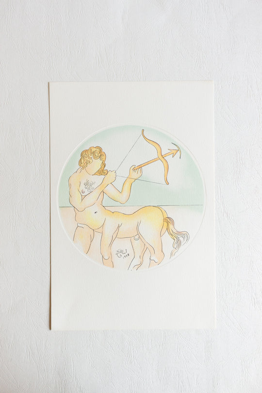 1970s Salvador Dali "zodiac" lithographs - including three signed lithographs