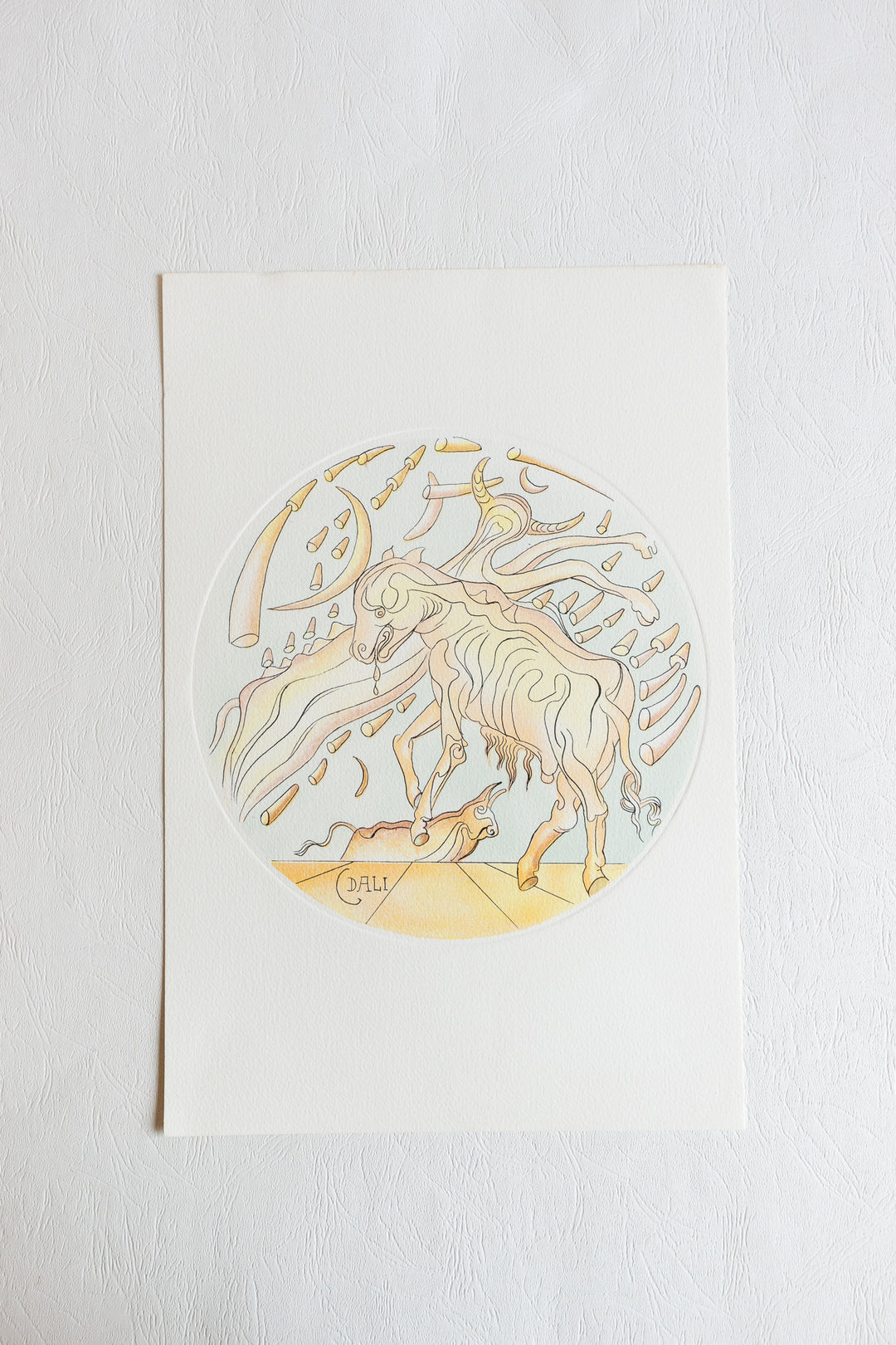 1970s Salvador Dali "zodiac" lithographs - including three signed lithographs