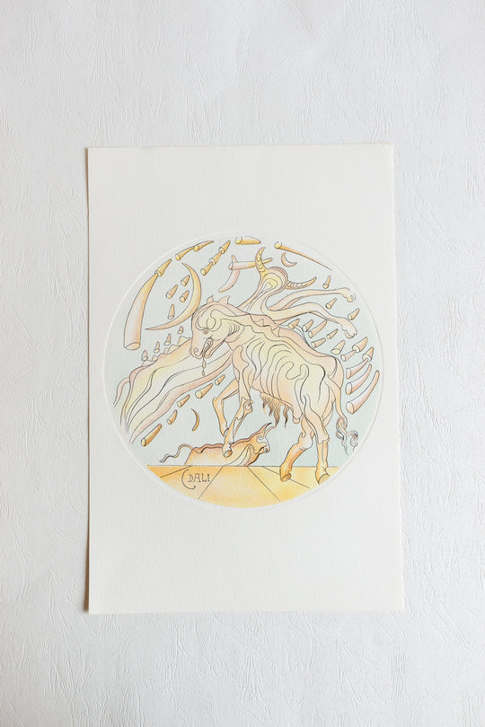 1970s Salvador Dali "zodiac" lithographs - including three signed lithographs