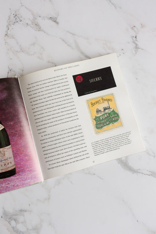 the art of the wine label vintage coffee table book