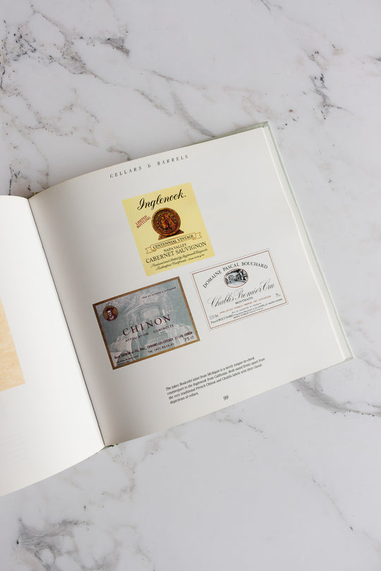 the art of the wine label vintage coffee table book