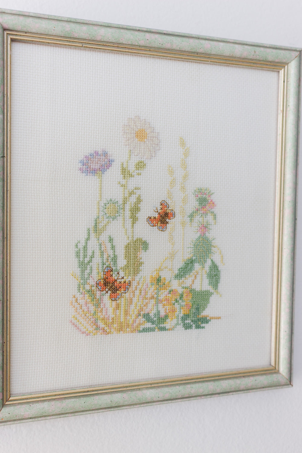 les papillons en broderie