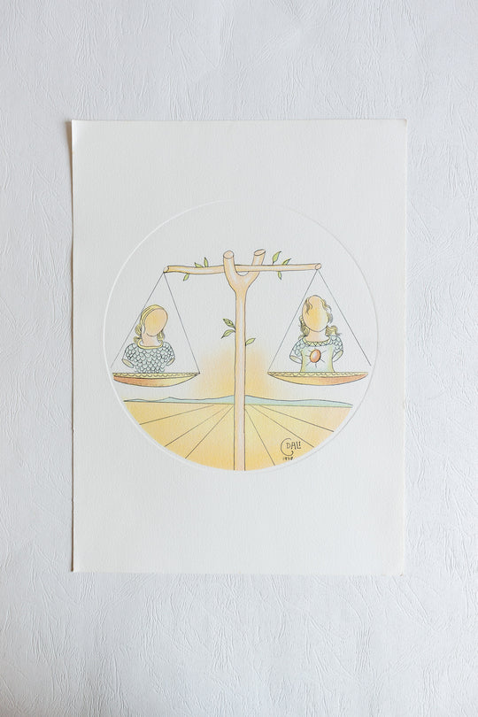 1970s Salvador Dali "zodiac" lithographs - including three signed lithographs