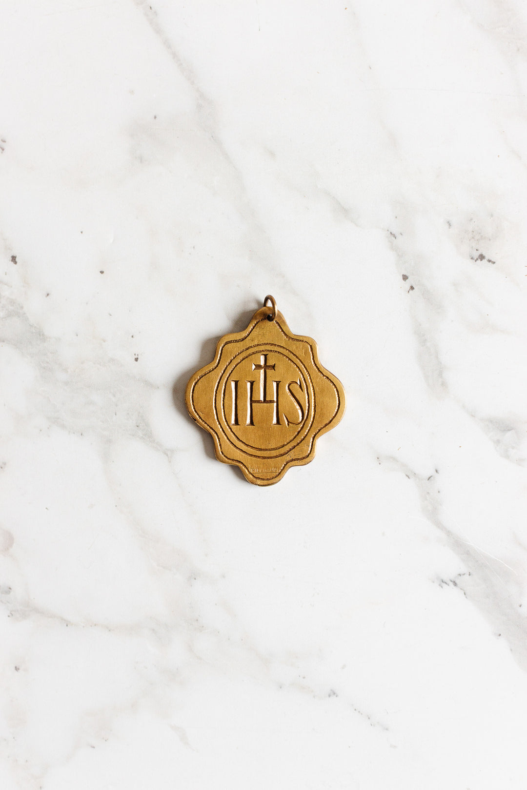 vintage french "coeur sacré" pendant