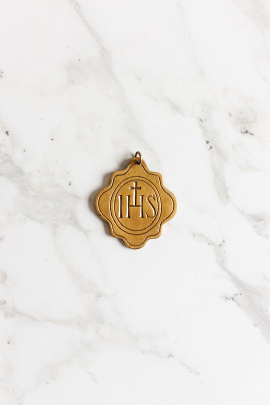 vintage french "coeur sacré" pendant