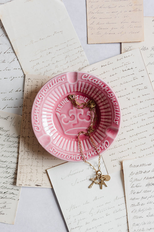 pink champigneulles reine des bières ashtray