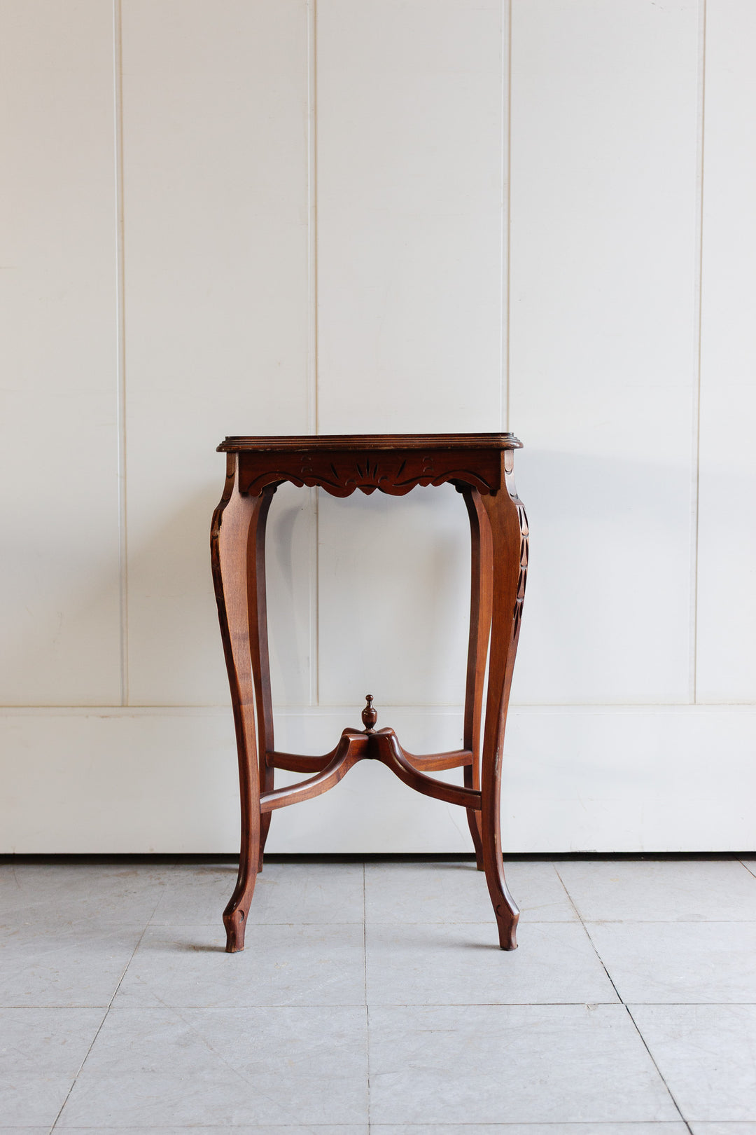 pair of vintage Italian marquetry tables