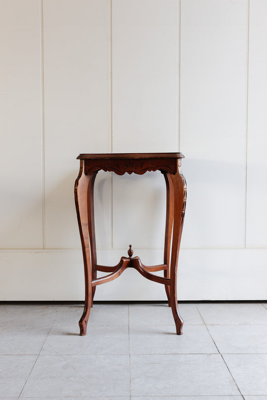 pair of vintage Italian marquetry tables