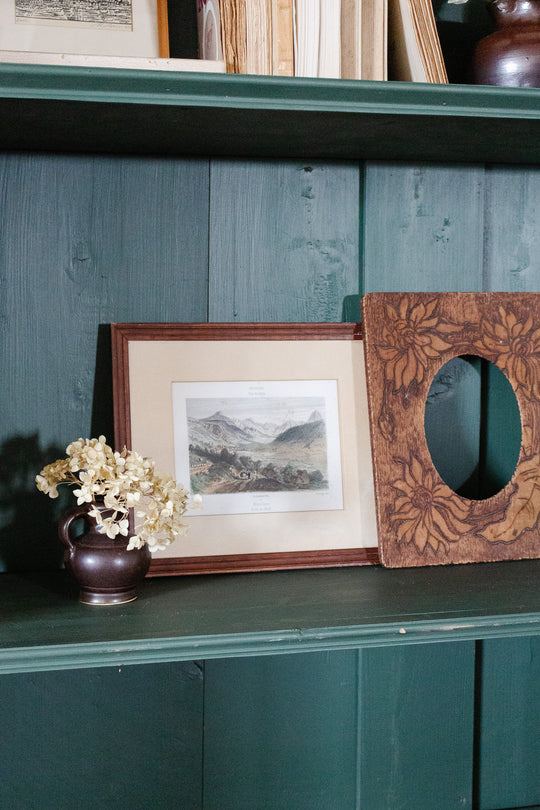 antique french lithograph "Mont-Dore" by Imprimerie lemercier paris