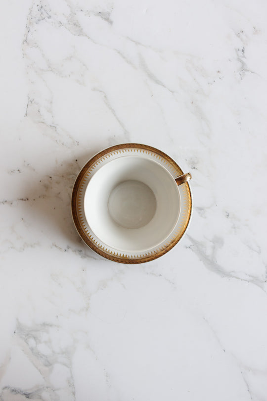 vintage french "toi" tea cup