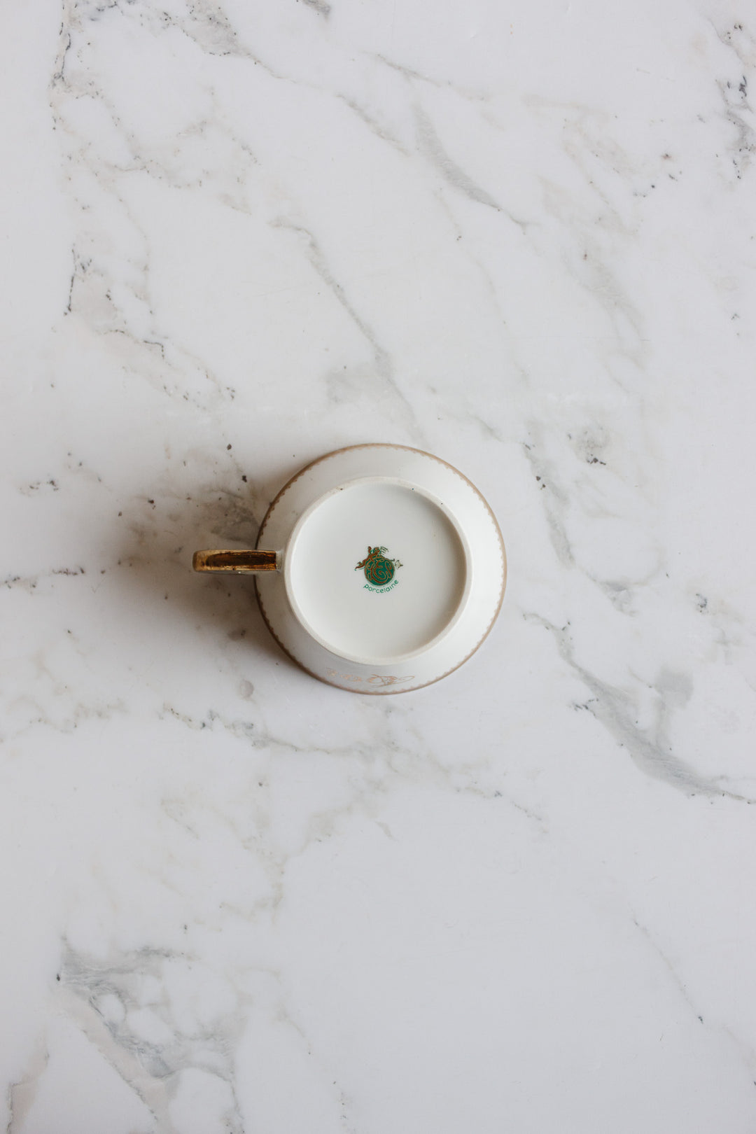 vintage french "toi" tea cup