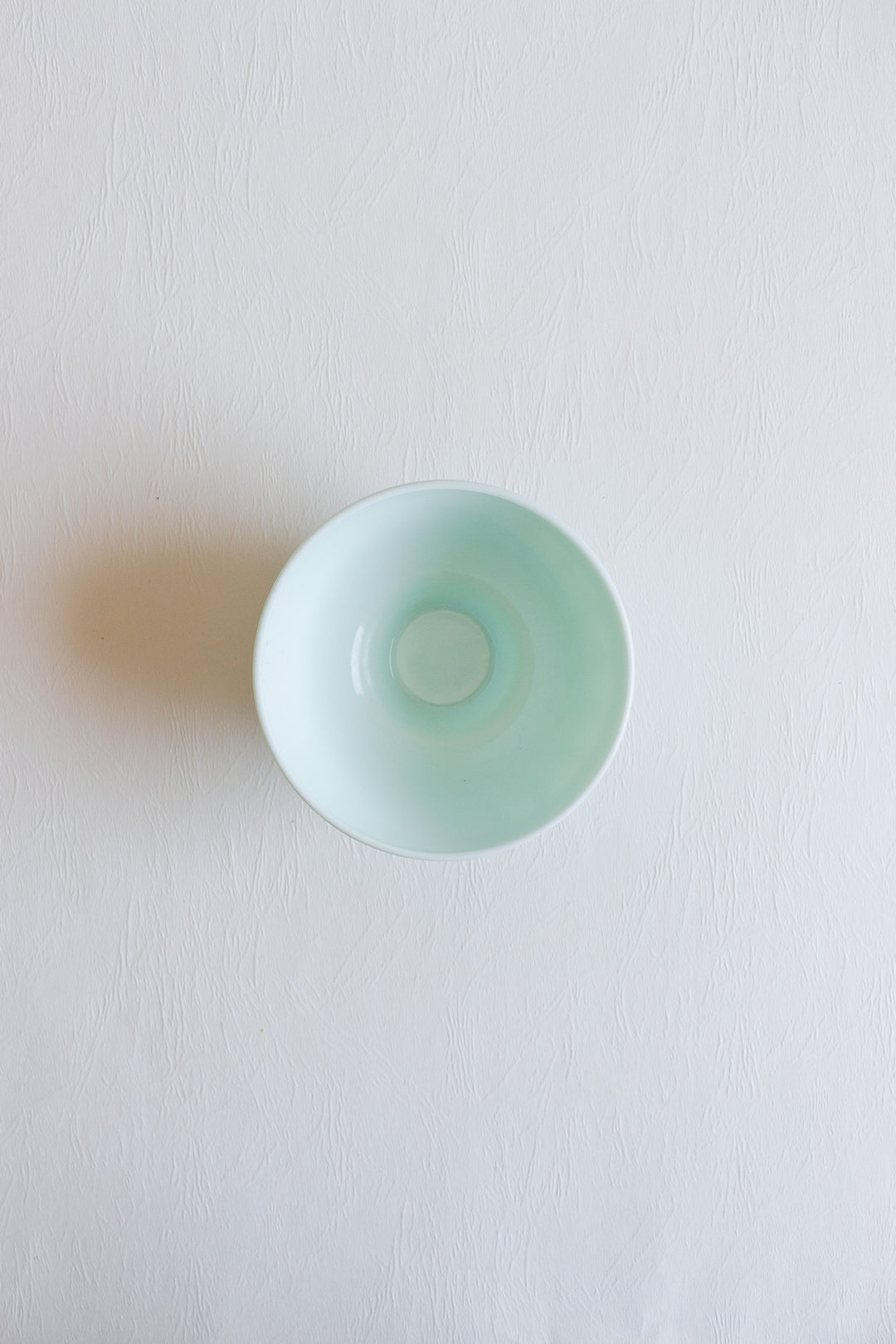 pair of vintage french mint green opaline bowls