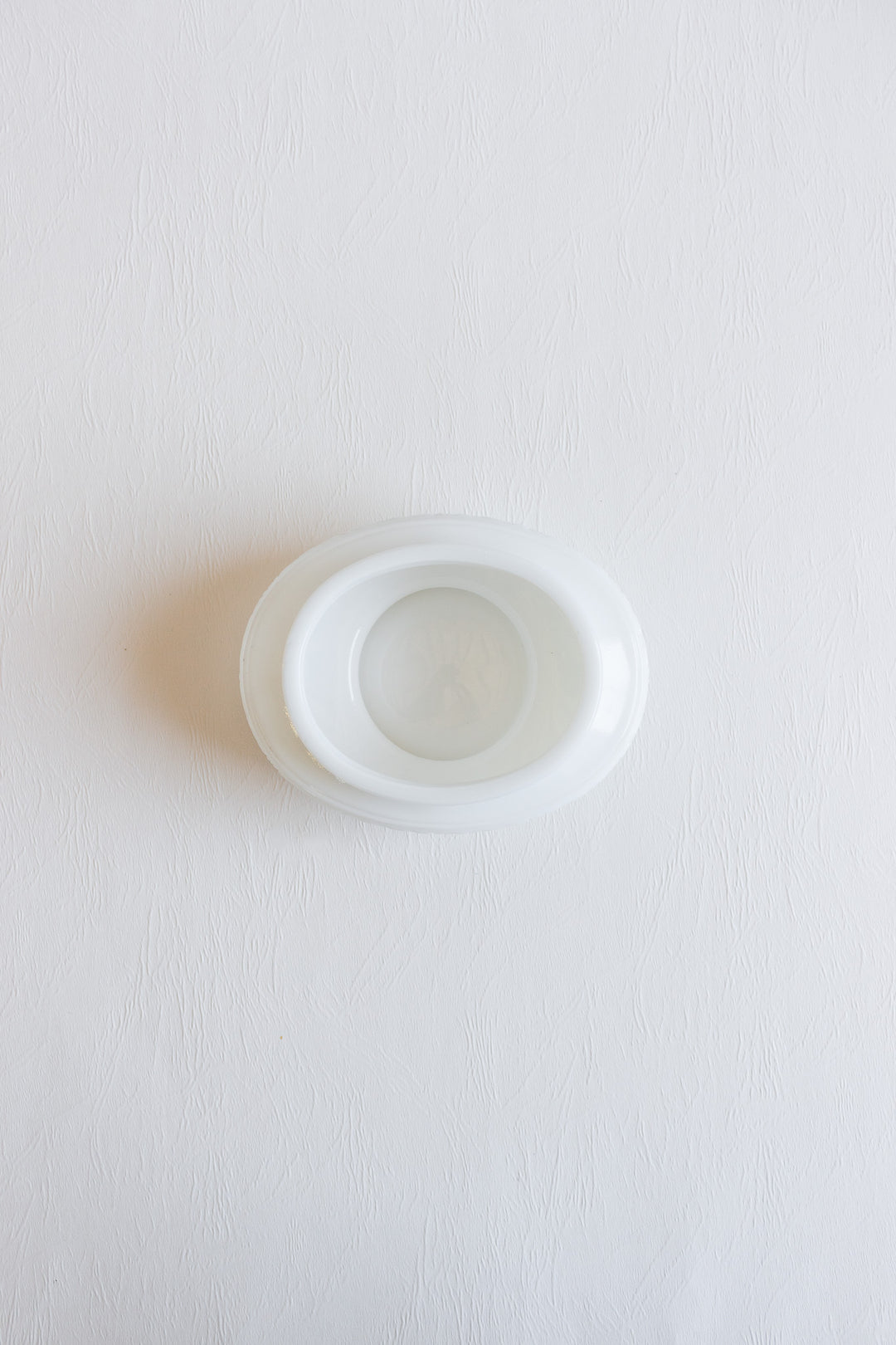 vintage french opaline covered dish