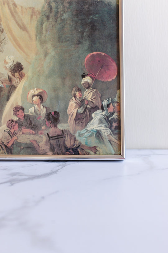 vintage french art exhibition poster, Jean-Honoré Fragonard at the Grand Palais