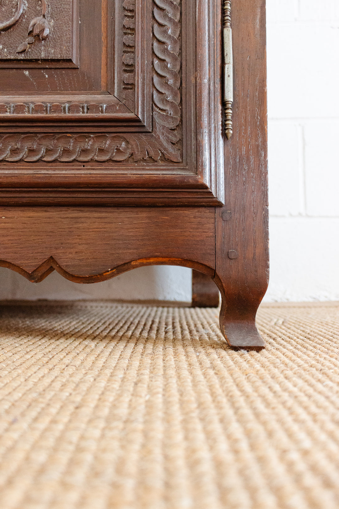 early 20th century French oak renaissance buffet