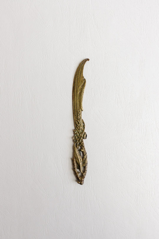 antique french art nouveau brass "coupe papier"