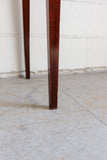 turn of the century Edwardian mahogany bow front side table