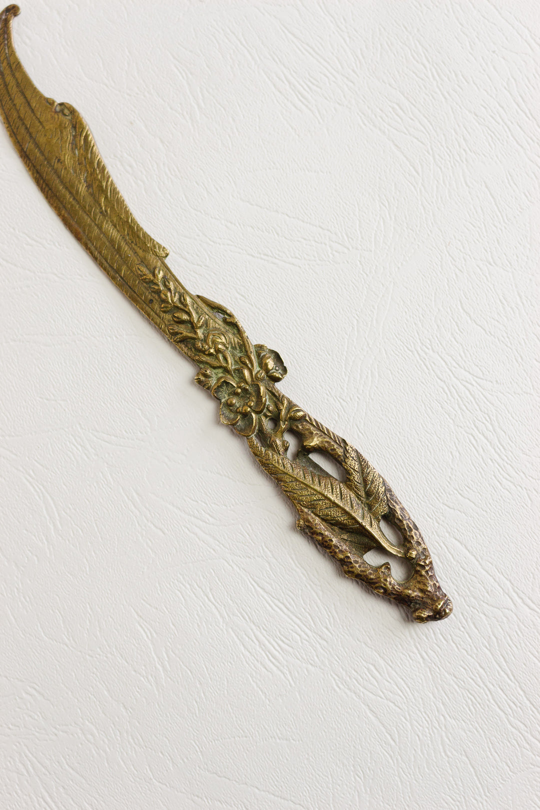antique french art nouveau brass "coupe papier"
