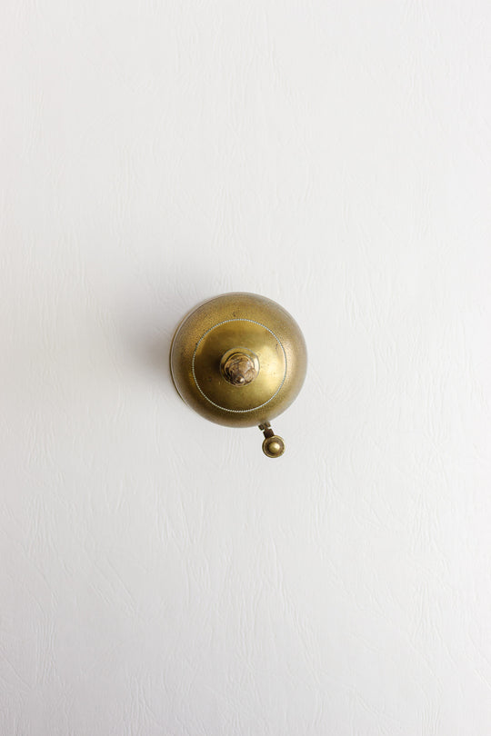 antique french brass hotel concierge bell