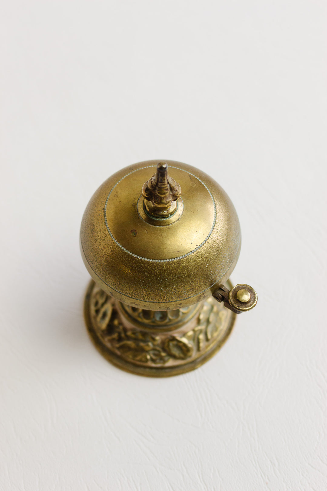 antique french brass hotel concierge bell
