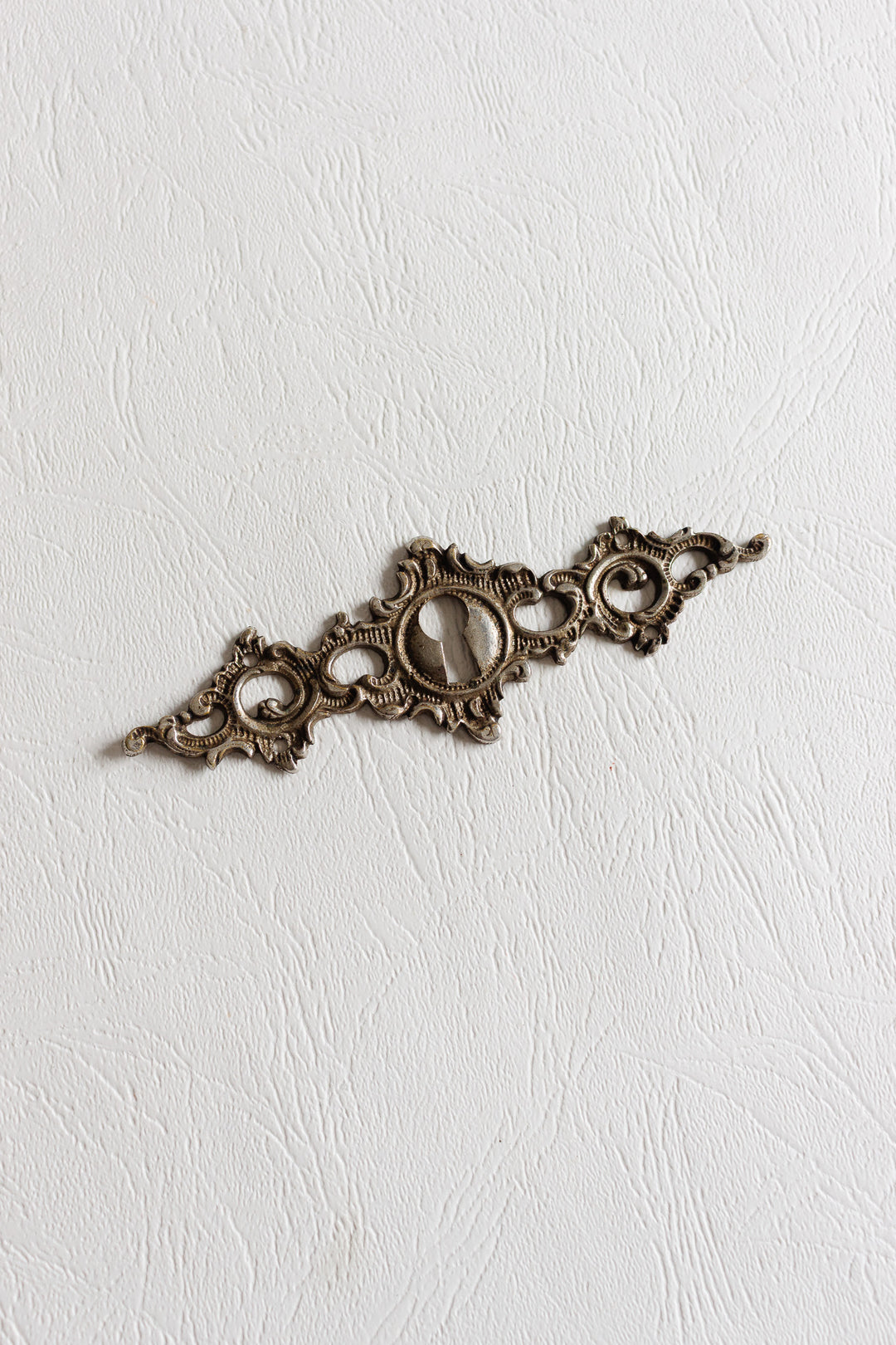 antique french keyhole escutcheon iv