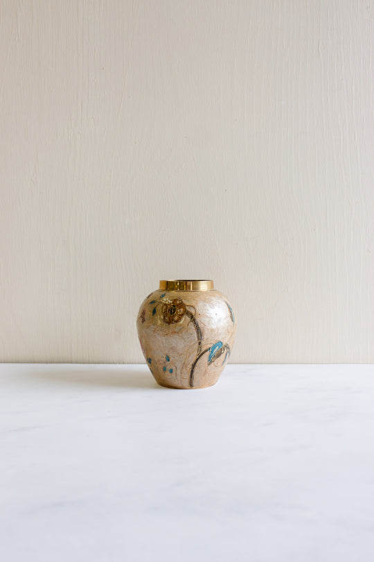 vintage French cloisonné vase