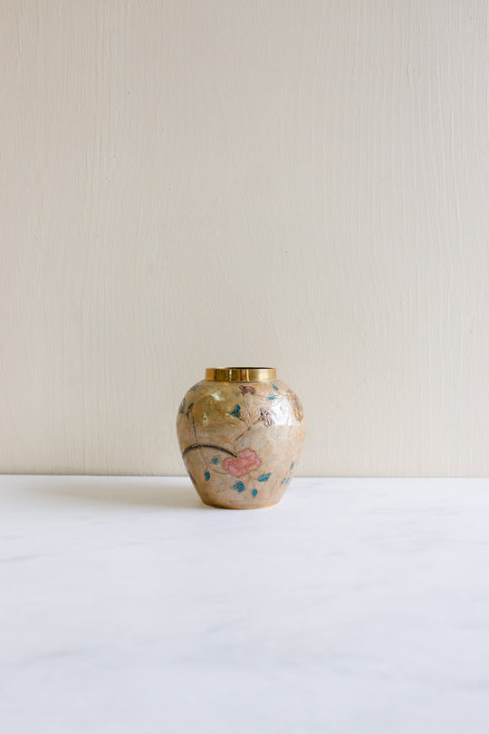 vintage French cloisonné vase