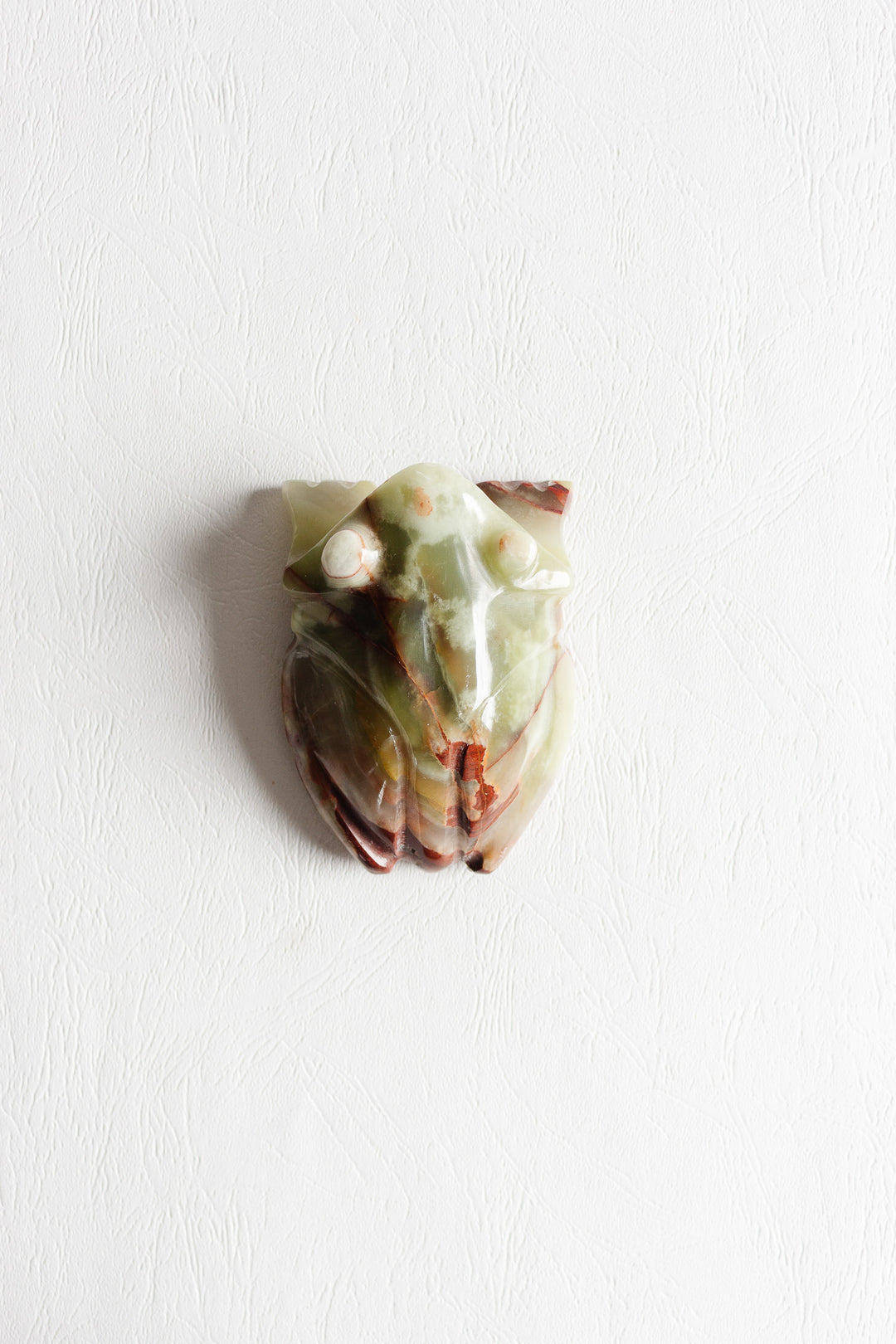 Vintage french onyx frog paperweight